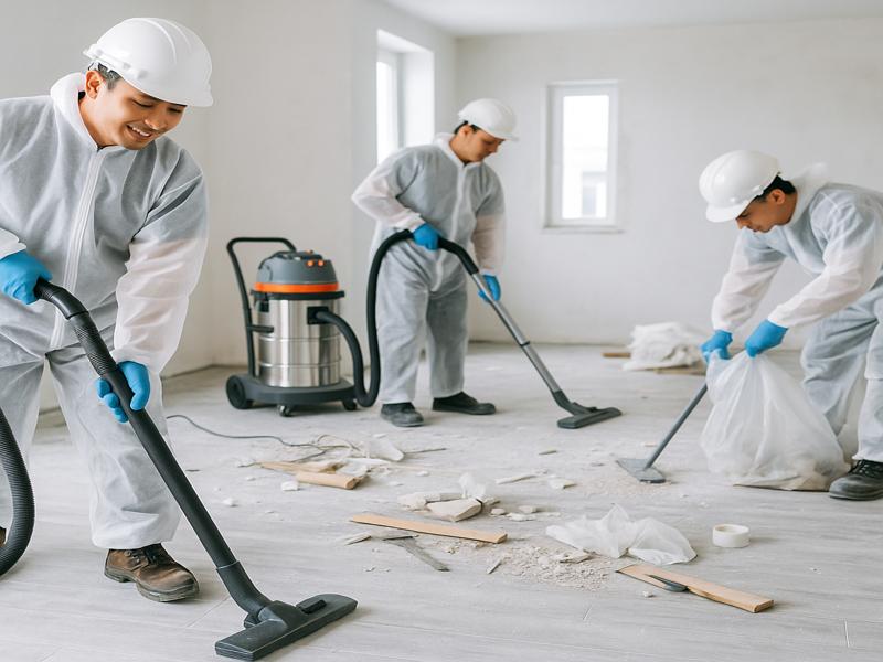 Dọn dẹp sau xây dựng